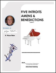 Five Introits Amens & Benedictions SATB choral sheet music cover Thumbnail